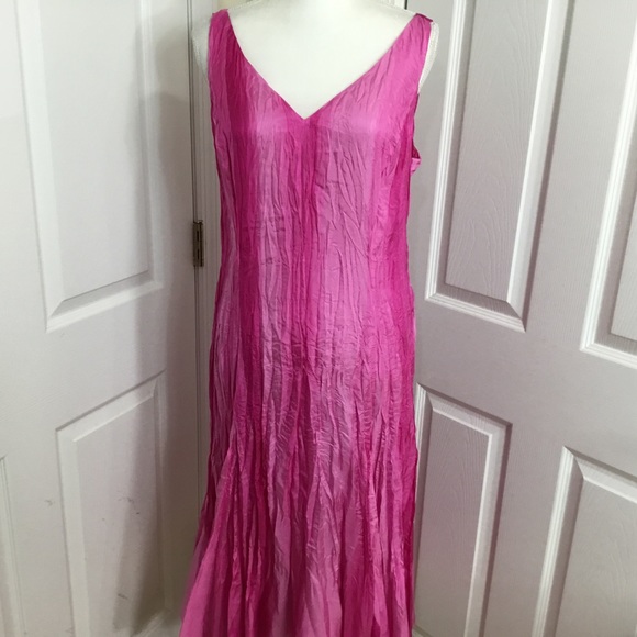Lauren Ralph Lauren Silk Fuchsia Summer Dress - Picture 13 of 13
